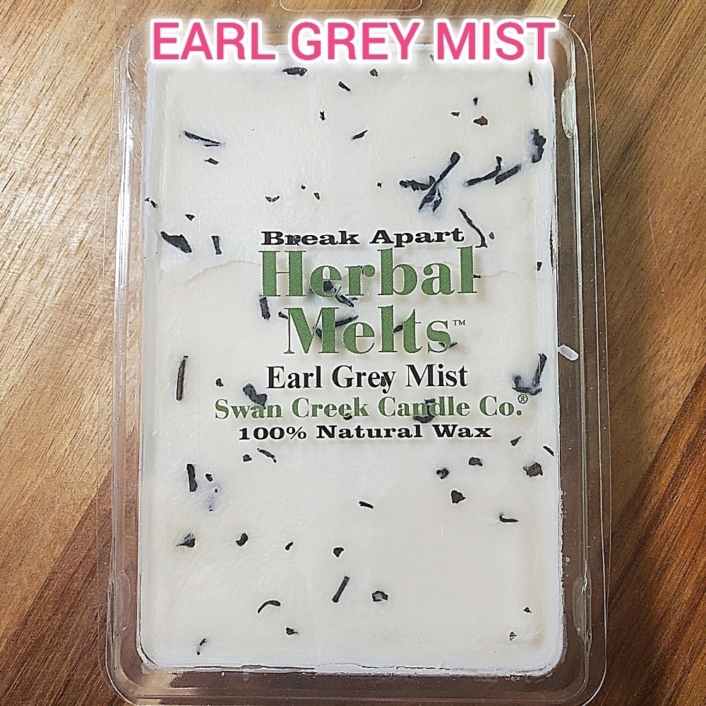 EARL GREY MIST by SWAN CREEK CANDLE CO  Herbal Melts 100% Natural Wax 5.25oz NWT